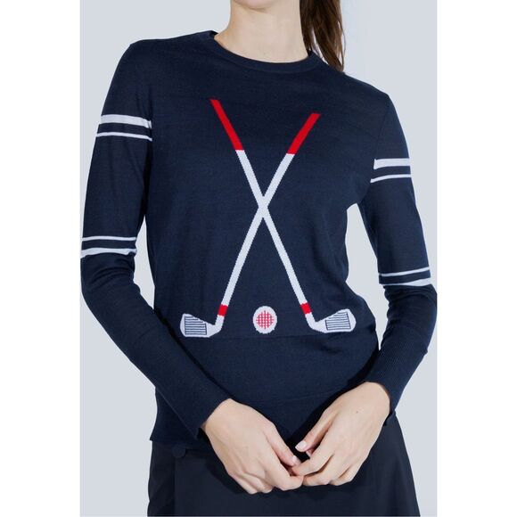 L'Etoile Sport Club Sweater in Blue Size Small - Picture 2 of 8